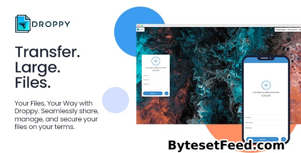 Droppy v2.6.1 - Online file transfer and sharing - nulled