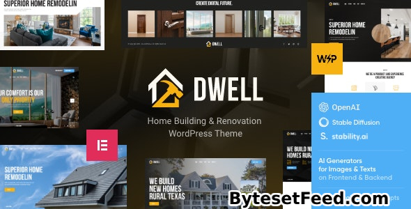 Dwell v1.5.0 - Home Building & Renovation WordPress Theme