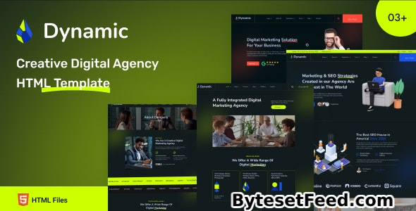 Dynamic - Creative Digital Agency HTML Template