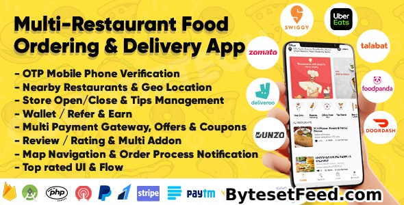 Eatggy v1.6 - Multi Restaurant Food Ordering & Delivery Application