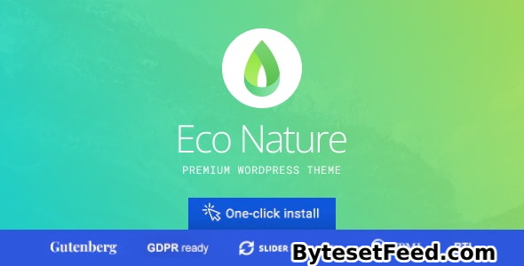 Eco Nature v1.5.9 - Environment & Ecology Theme