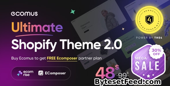 Ecomus v1.7.0 - Ultimate Shopify OS 2.0 Theme