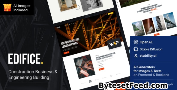 Edifice v1.0 - Construction & Building WordPress Theme