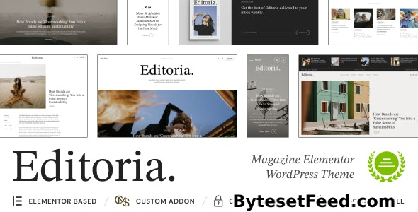 Editoria v1.0.2 - Newspaper & Magazine WordPress Theme