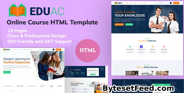 Eduac - Education & Online Course HTML Template