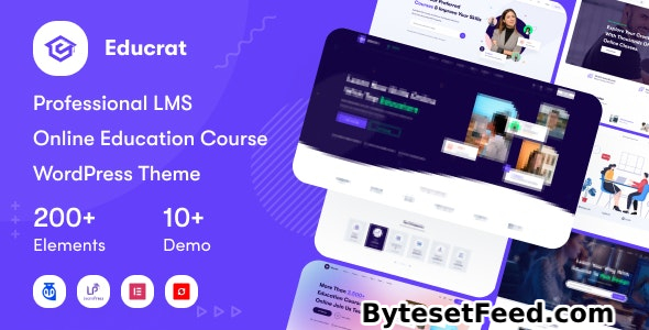 Educrat v1.0.21 - Online Course Education WordPress Theme