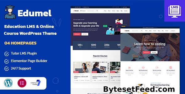 Edumel v1.0 - Education LMS WordPress Theme