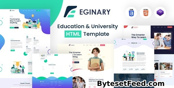 Eginary - Education & University HTML Template