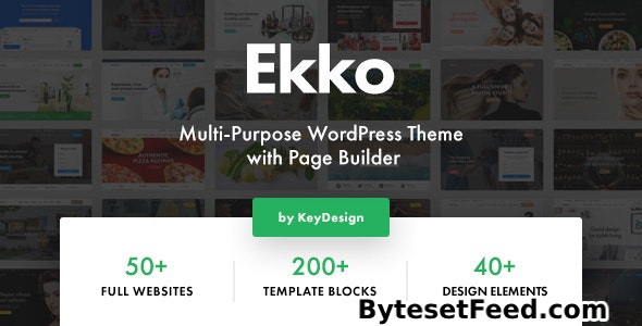 Ekko v4.4 - Multi-Purpose WordPress Theme with Page Builder