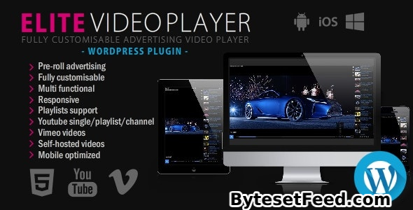 Elite Video Player v6.8.4.5 - WordPress