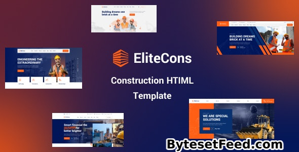 Elitecons v1.0 - Construction Building HTML Template