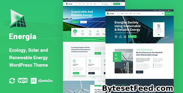 Energia v1.1.2 - Renewable Energy WordPress Theme