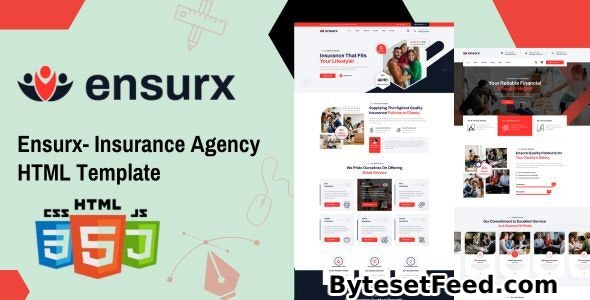 Ensurx - Insurance Corporate & business Agency Company HTML Template