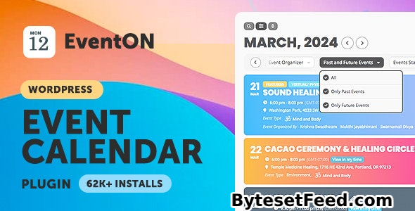 EventON v4.6.8 - WordPress Virtual Event Calendar Plugin