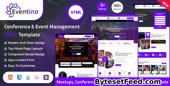 Eventino - Event, Meetup & Conference HTML Template