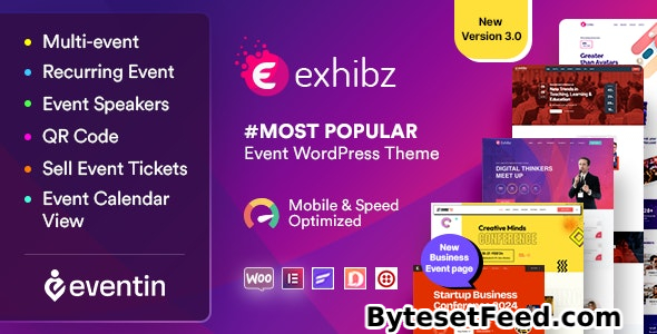 Exhibz v3.0.2 - Event Conference WordPress Theme