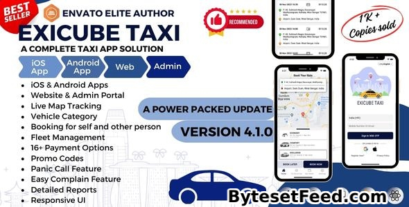 Exicube Taxi App v4.1.0