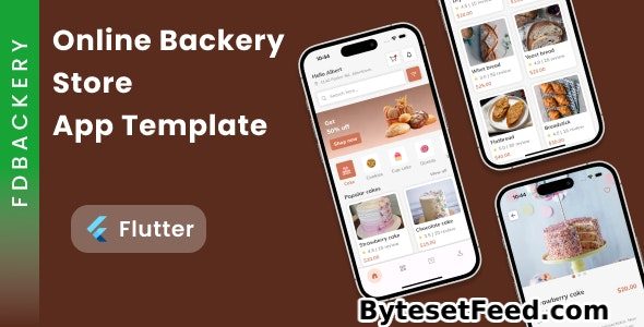 FDBackery v1.0 - Online Backery Store App Template in Flutter