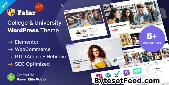 Falar v1.7.0 - College University Elementor WordPress Theme