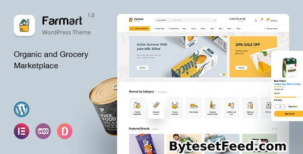 Farmart v1.1.8 - Organic & Grocery Marketplace WordPress Theme