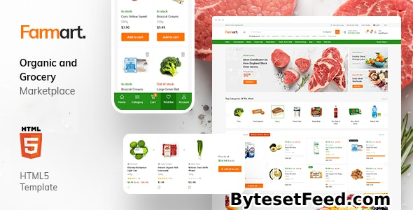 Farmart v1.2.0 - Organic Marketplace eCommerce HTML Template + Admin Template