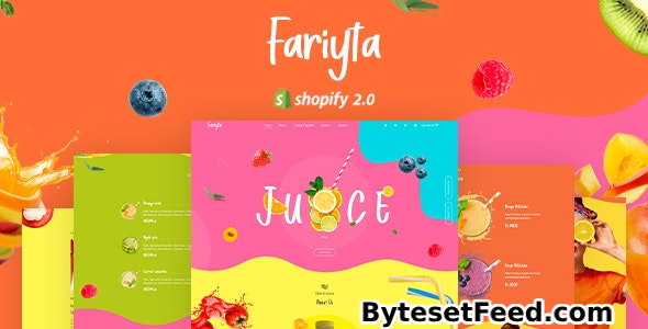 Faryita - Juice & Health Drinks Shopify Theme