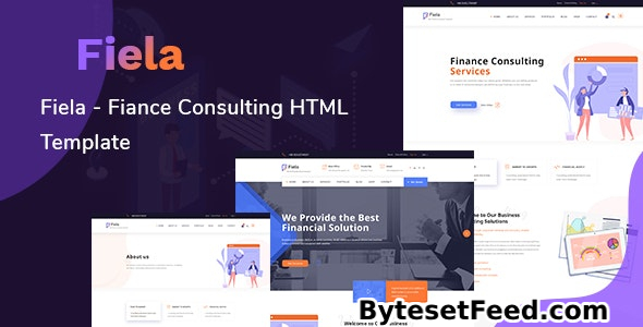 Fiela - Finance Consulting HTML Template