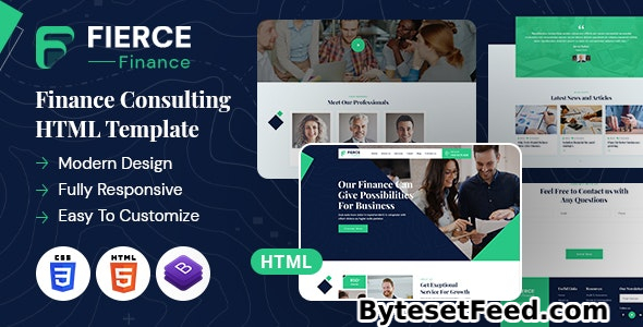 Fierce Finance - HTML Template