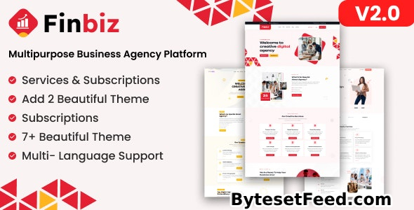 FinBiz v2.0 - Multipurpose Business Agency Platform