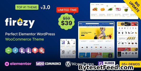 Firezy v3.1.0 - Multipurpose WooCommerce Theme