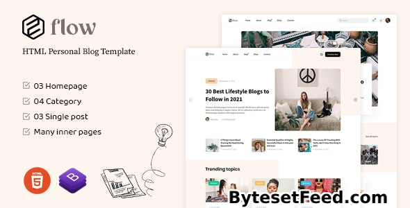 Flow v1.2 - HTML Personal Blog Template