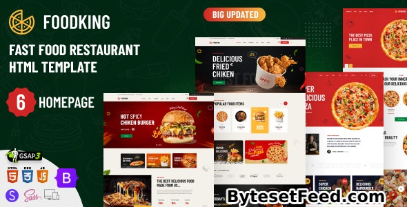 Foodking - Fast Food Restaurant HTML Template