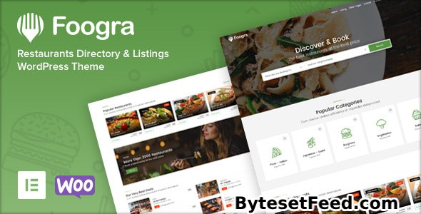 Foogra v1.0.20 - Restaurants Directory & Listings WordPress Theme