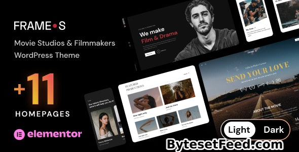 Frames v1.4.0 - Movie Studios & Filmmakers WordPress theme