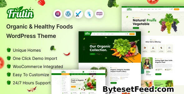 Frutin v1.0 - Organic & Healthy Food WordPress Theme