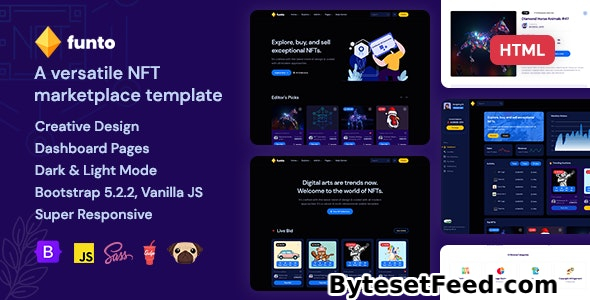 Funto - HTML NFT Marketplace