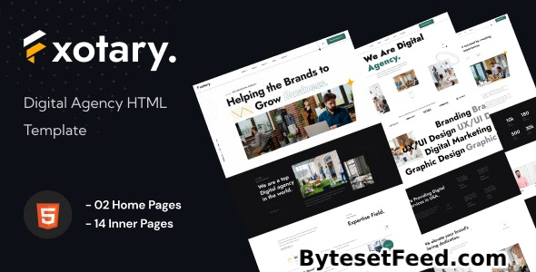 Fxotary - Digital Agency HTML Template