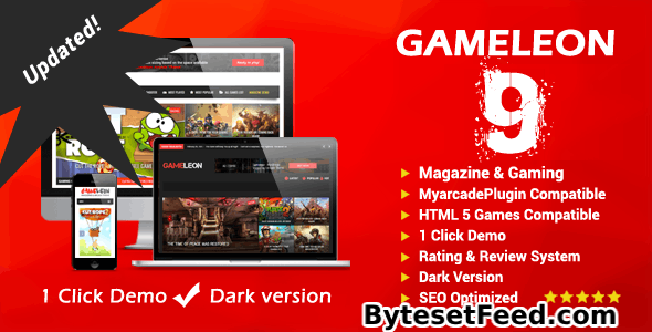 Gameleon v9.6 - WordPress Magazine & Arcade Theme