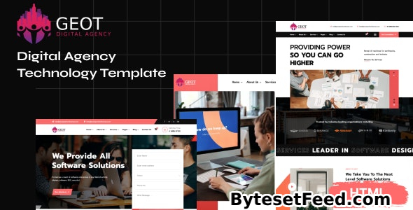 Geot - Digital Agency and Technology HTML Template