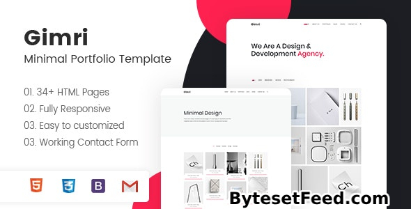 Gimri - Minimal Portfolio Template
