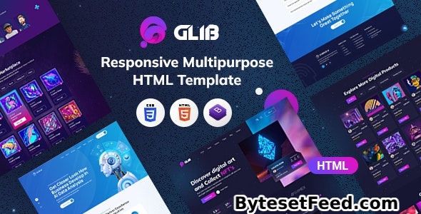 Glib - Responsive Multipurpose HTML Template