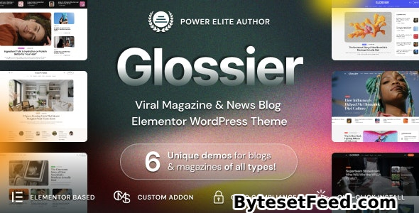 Glossier v1.0.3 - Newspaper & Viral Magazine WordPress Theme