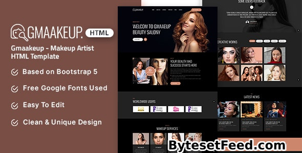 Gmaakeup - Makeup Artist HTML Template