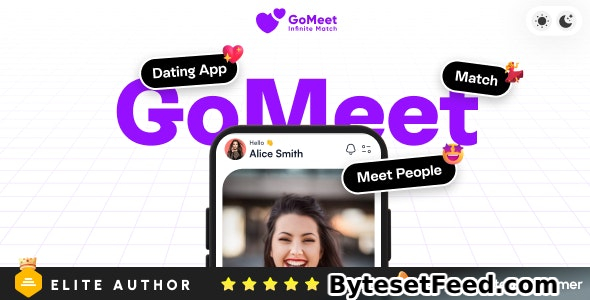 GoMeet v1.1 - Complete Social Dating Mobile App | Online Dating | Match, Chat & Video Dating