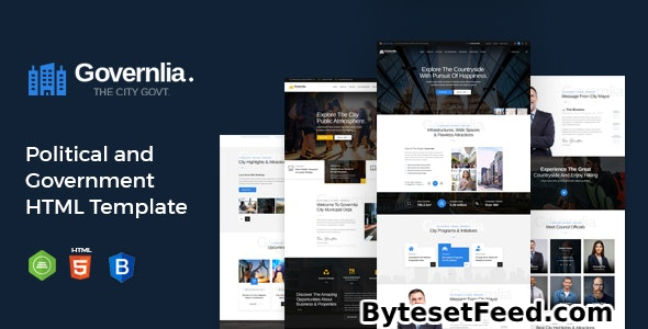 Governlia - Political and Government HTML Template