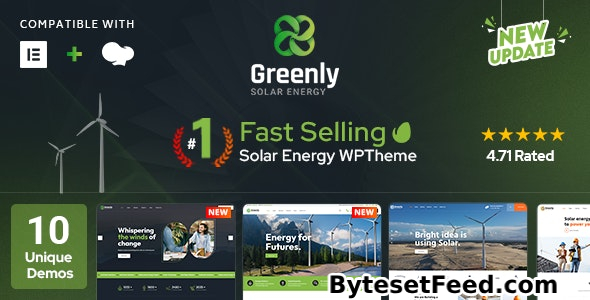 Greenly v7.1 - Ecology & Solar Energy WordPress Theme