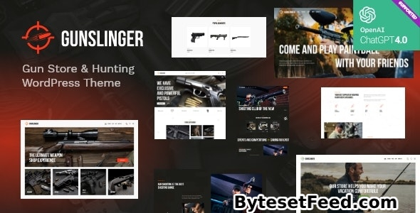Gunslinger v1.0 - Gun Store & Hunting WordPress Theme