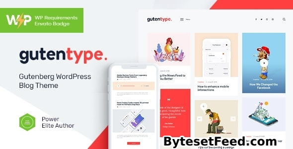 Gutentype v2.1.7.1 - 100% Gutenberg WordPress Theme