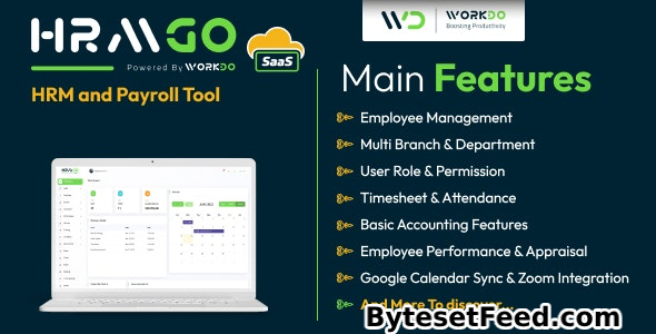 HRMGo SaaS v6.1 - HRM and Payroll Tool - nulled