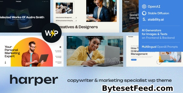 Harper v1.6 - Copywriter & Marketing Specialist WordPress Theme